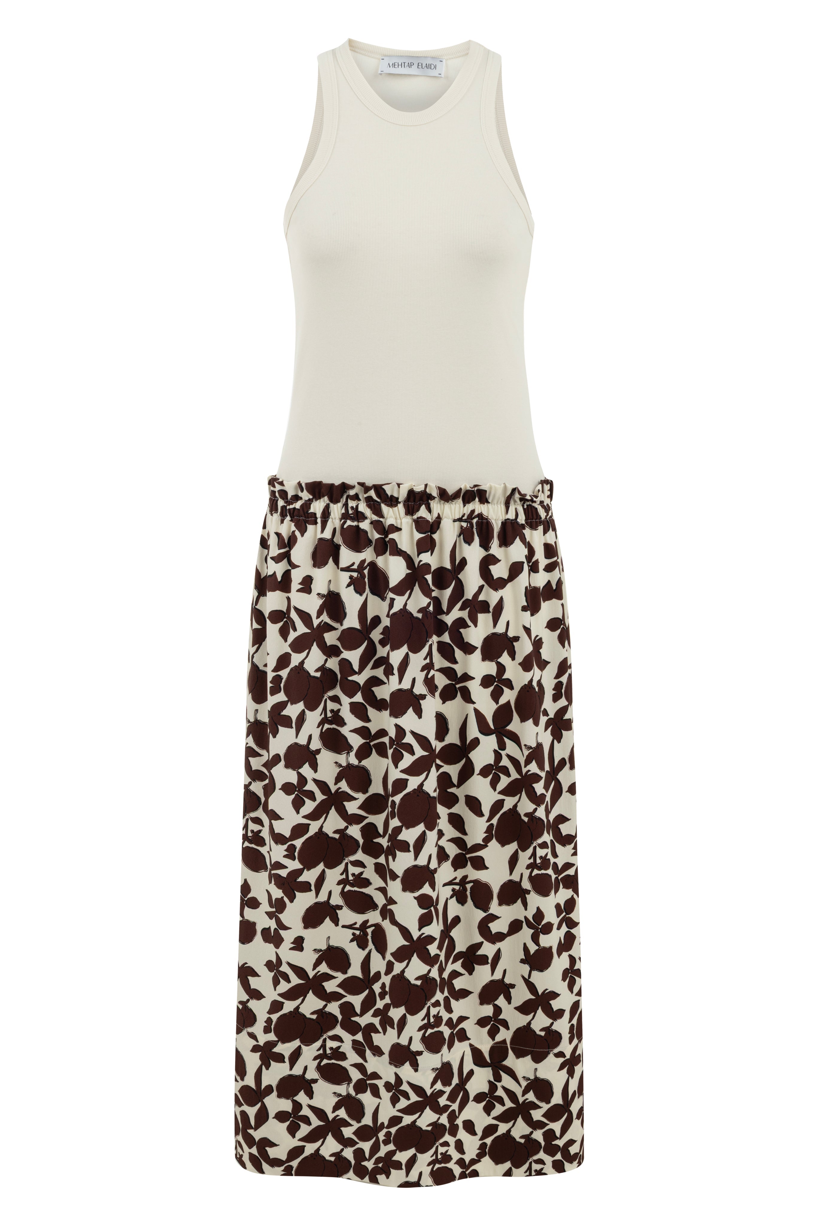 LEMON PRINTED TANK TOP DRESS