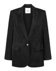 WRINKLED LOOKING BLACK SHINY JACKET