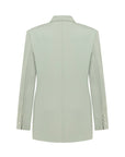 DOUBLE-BREASTED MINT JACKET