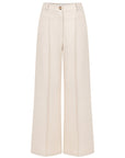 DOUBLE BELTED WIDE LEG PANTS