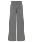 BELT FREE GREY PANTS