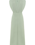 MINT GREEN DRESS WITH BELT DETAIL