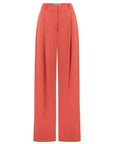 CLASSIC VERMILION PLEATED PANTS