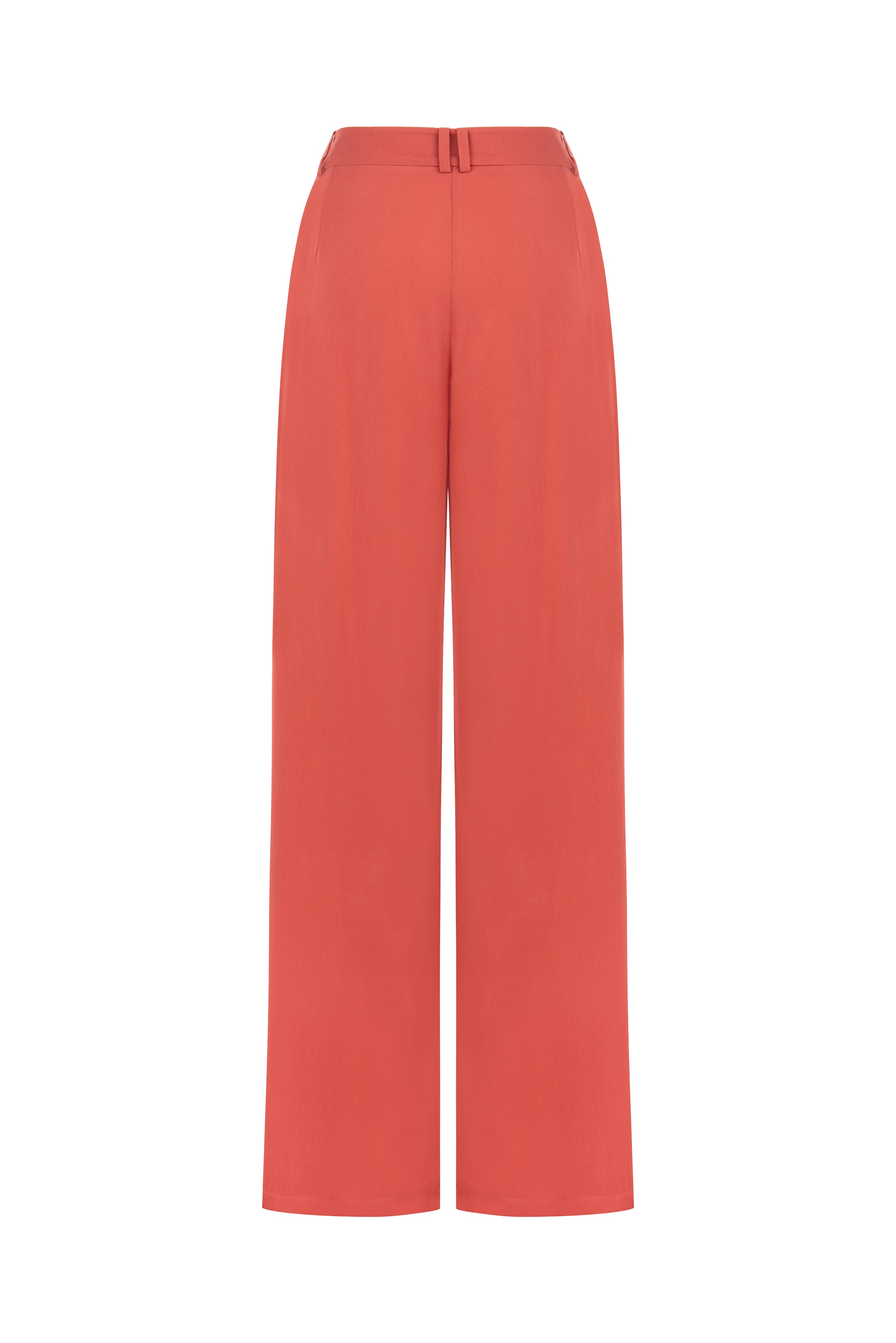 CLASSIC VERMILION PLEATED PANTS