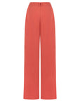 CLASSIC CORAL PLEATED PANTS