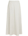 BLUE STRIPED LONG SKIRT WITH FISH PATTERNS