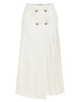 MIDI SKIRT WITH SIDE PLEATS