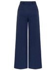 WIDE LEG INDIGO PANTS