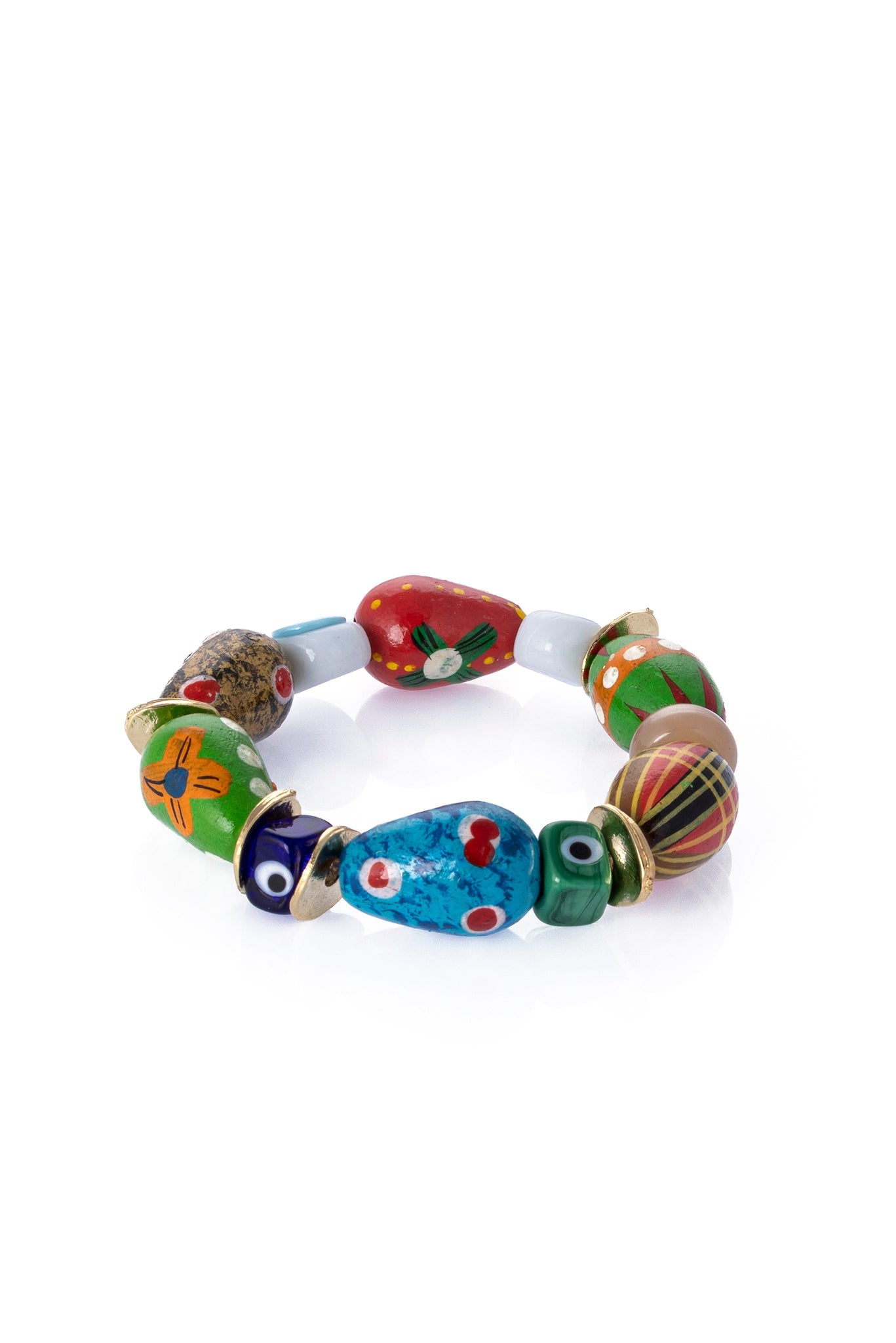 WOODEN BEADED BRACELET