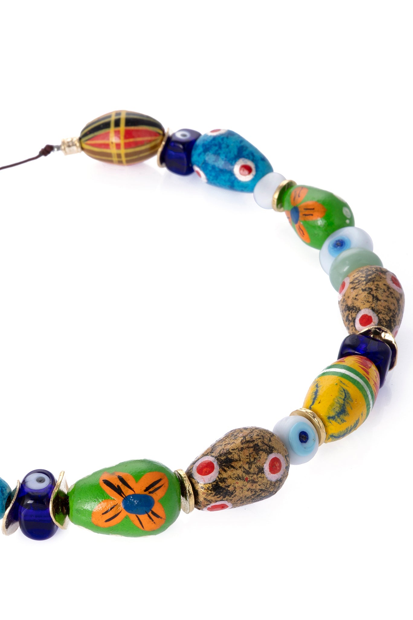 WOODEN BEADED NECKLACE