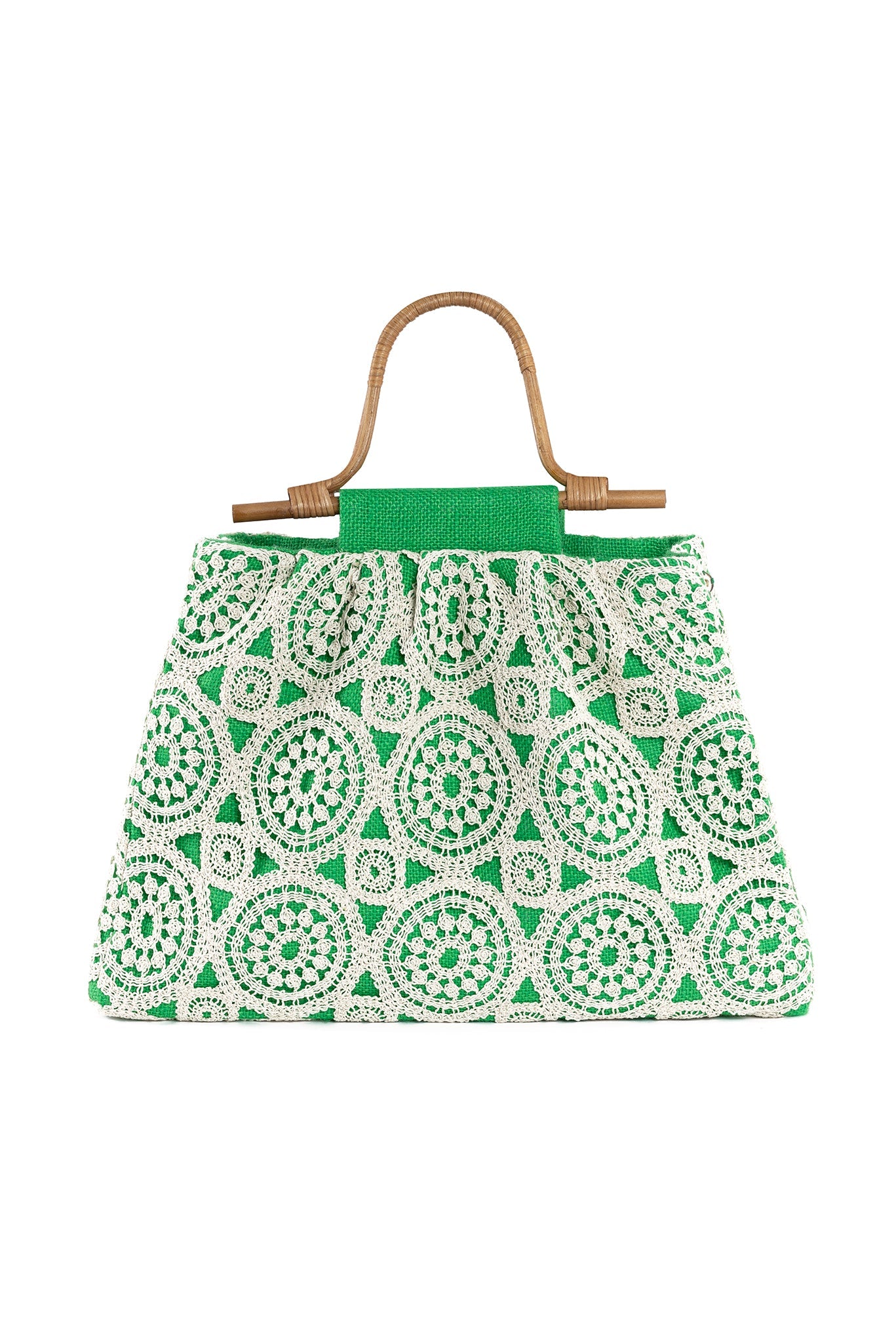 GREEN LACY BAG