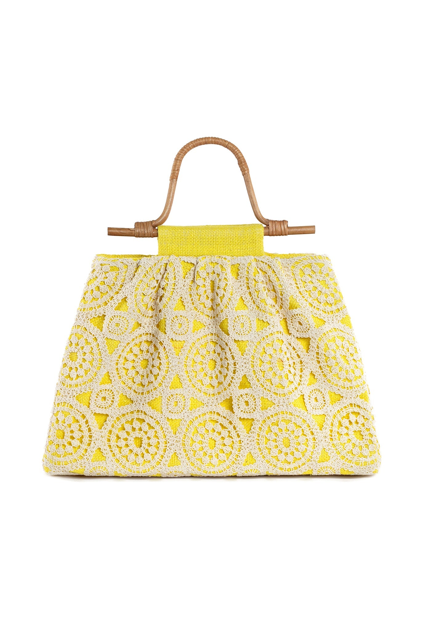 YELLOW LACY BAG