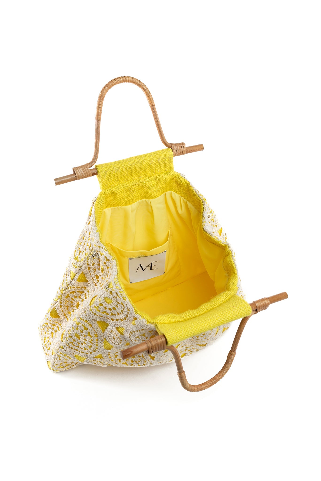 YELLOW LACY BAG