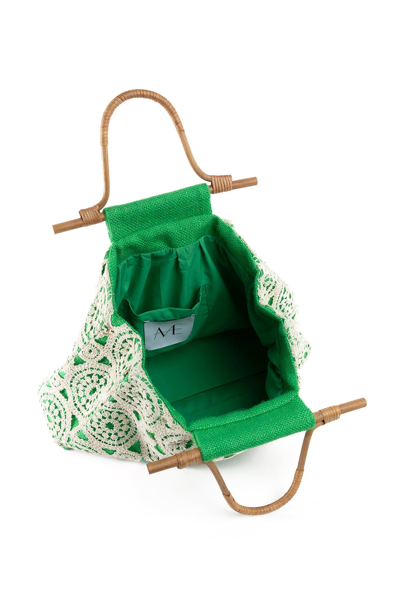 GREEN LACY BAG
