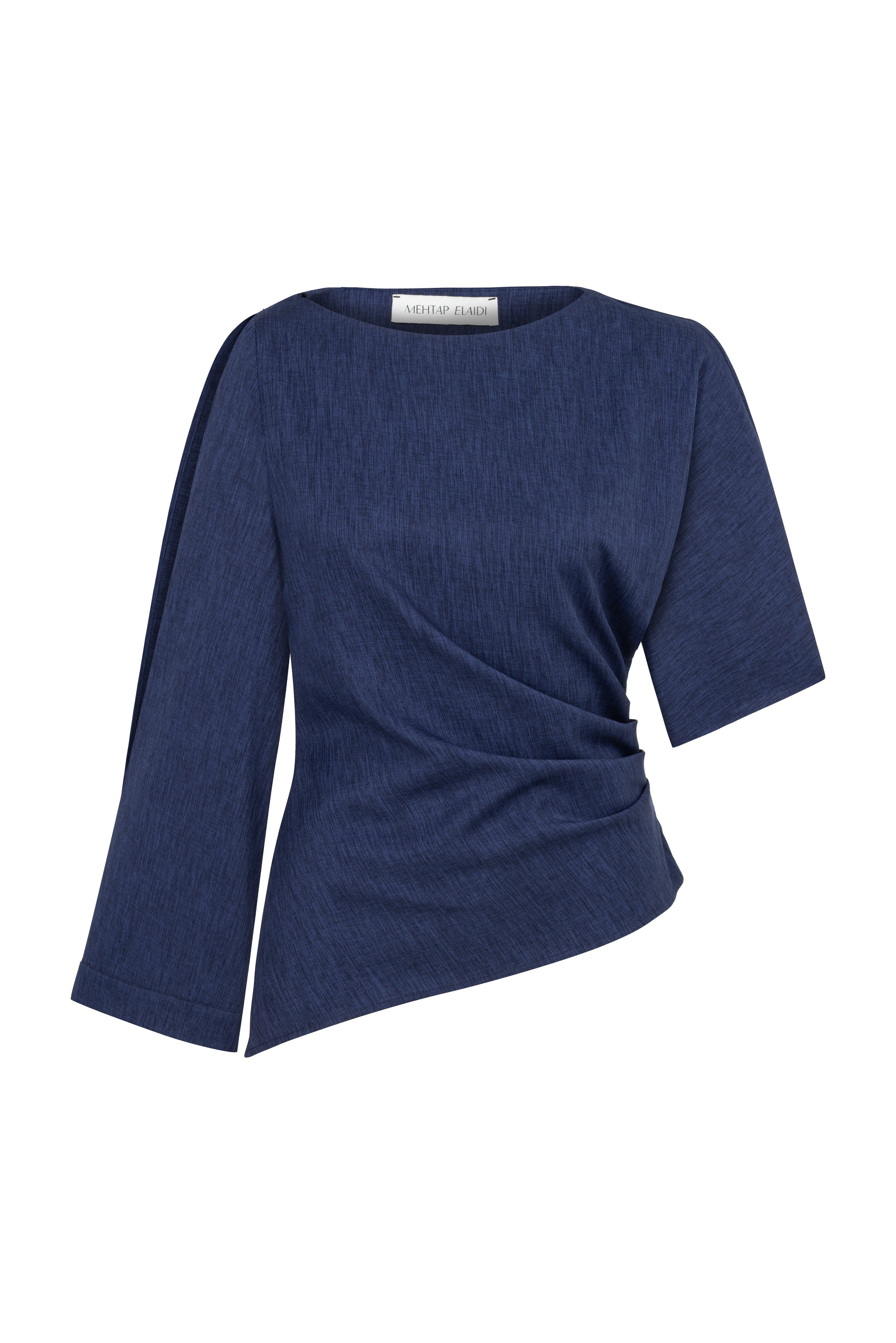 BEGONYA BLOUSE WITH SLEEVE SLIT DETAIL