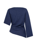 BEGONYA BLOUSE WITH SLEEVE SLIT DETAIL