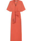 DRESS WITH SCARF DETAIL