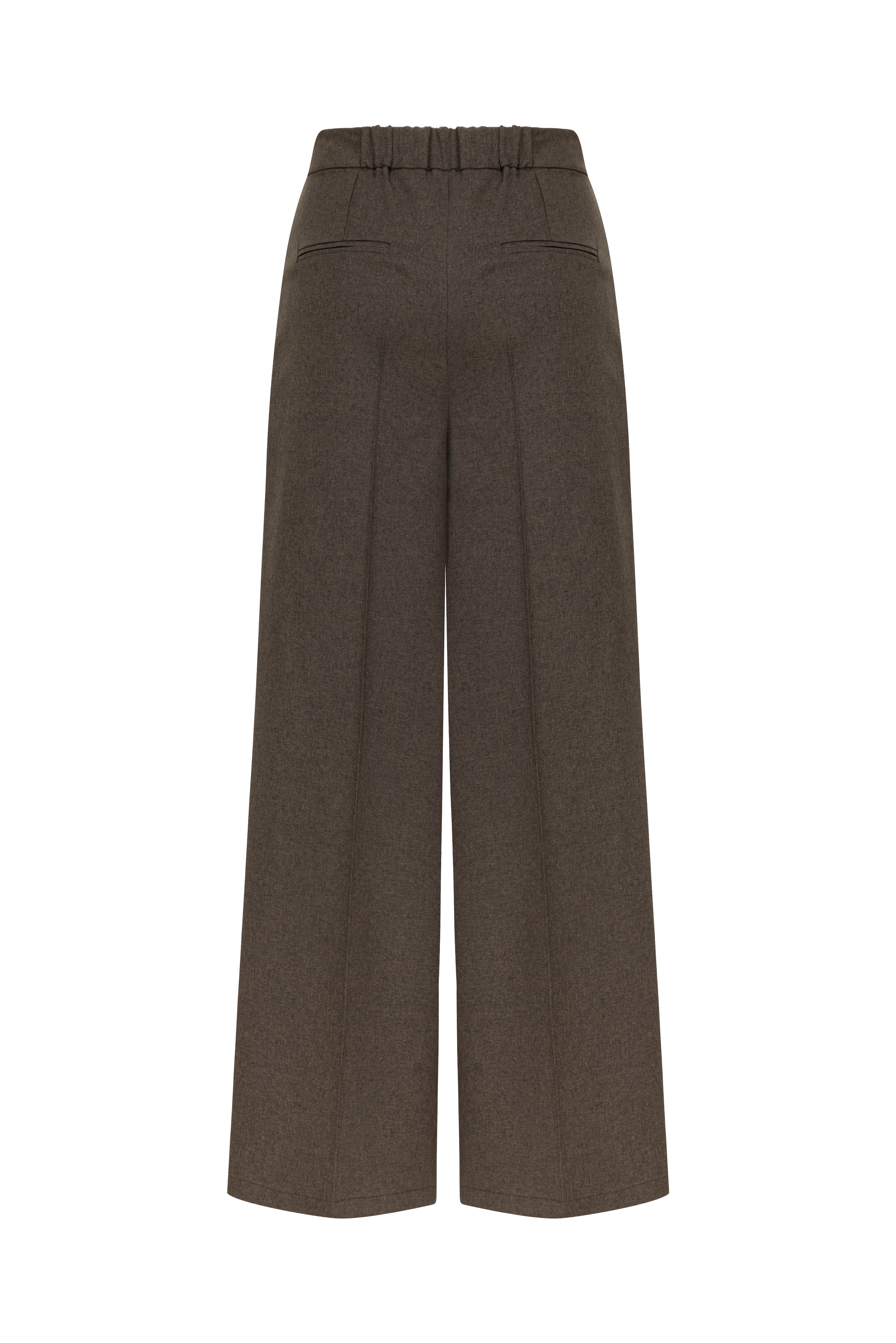 BROWN WIDE LEG PANTS