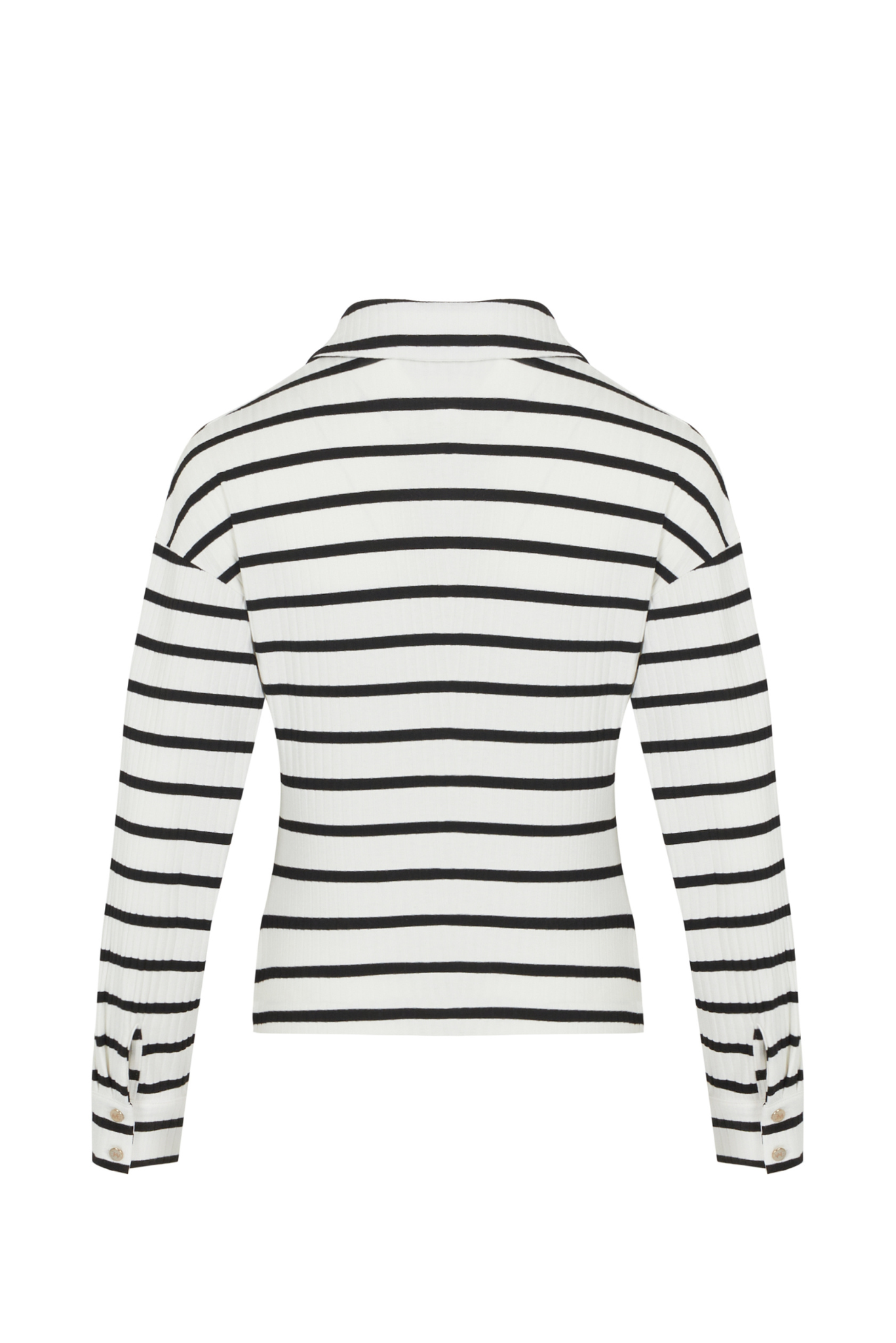 KNIT STRIPED STAPLE SHIRT