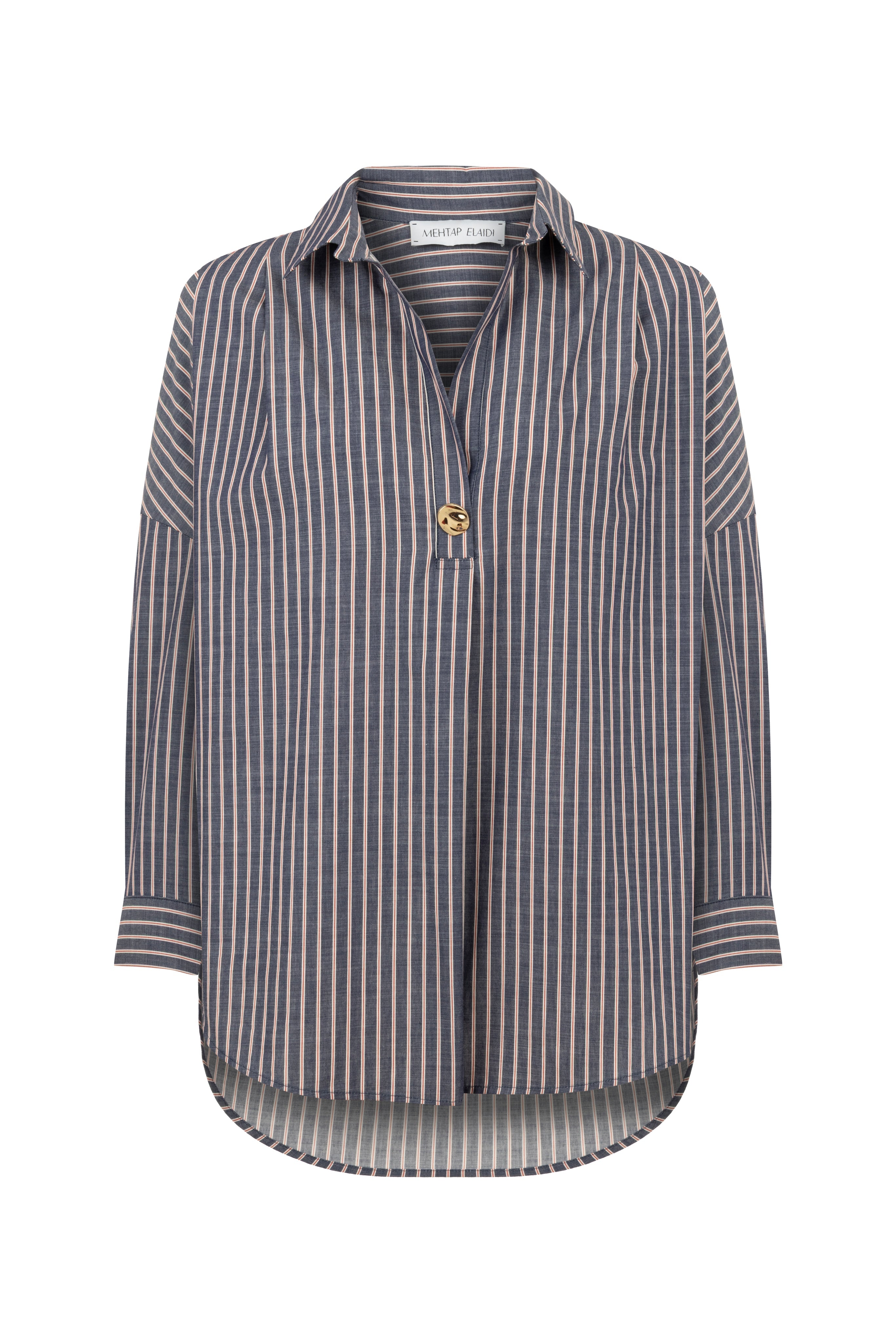 MERAL BLUE STRIPED SHIRT