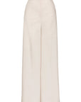 WIDE LEG GABARDINE PANTS