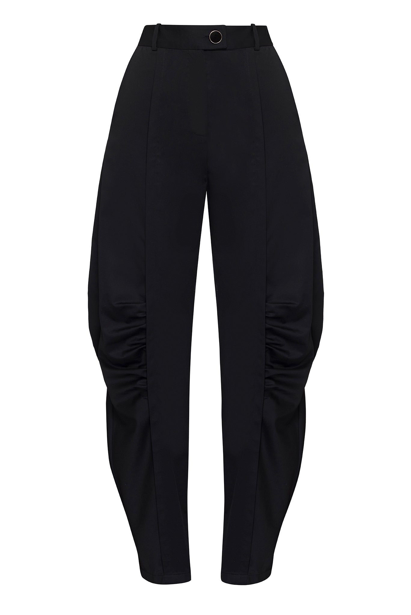 HAREM PANTS WITH GATHERING DETAIL