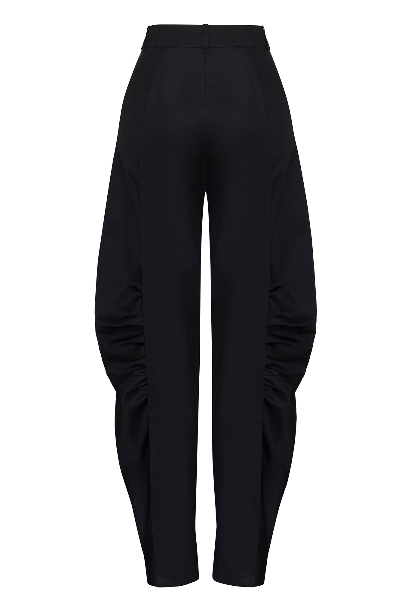 HAREM PANTS WITH GATHERING DETAIL