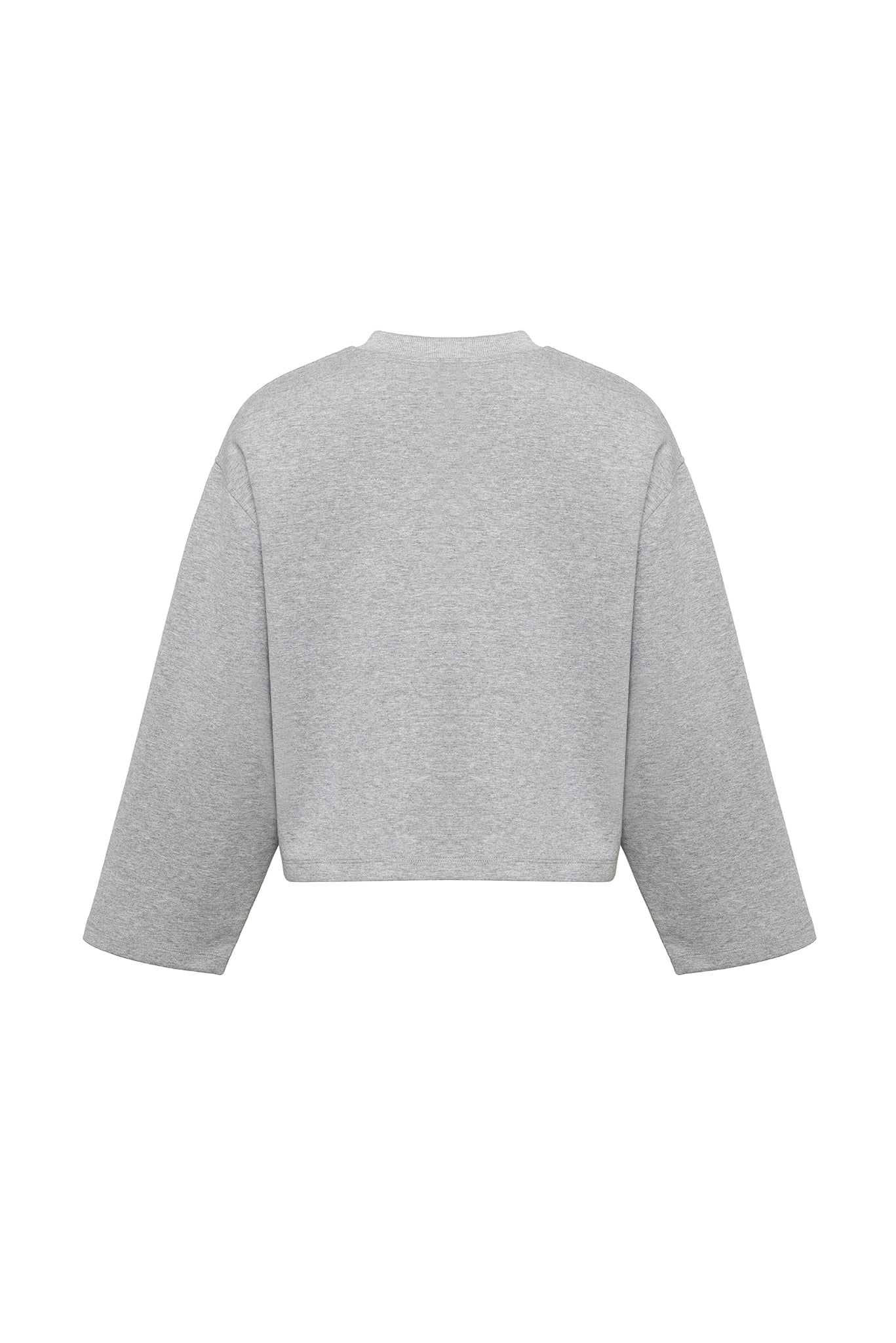 GREY PRINTED SWEATSHIRT