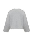GREY PRINTED SWEATSHIRT