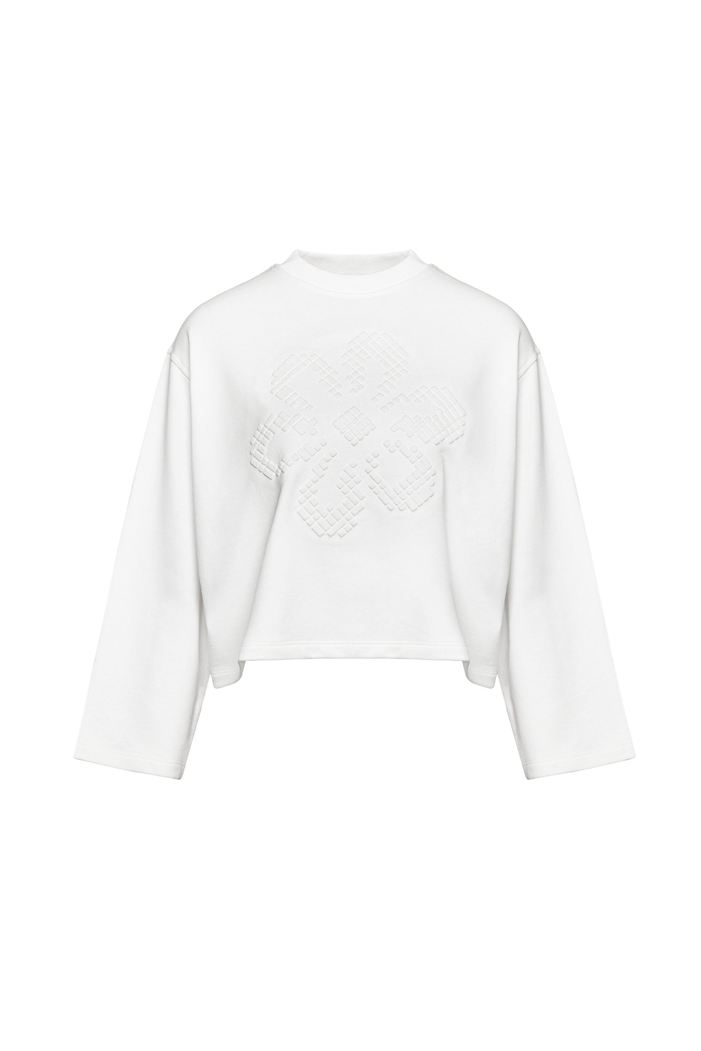 ECRU PRINTED SWEATSHIRT
