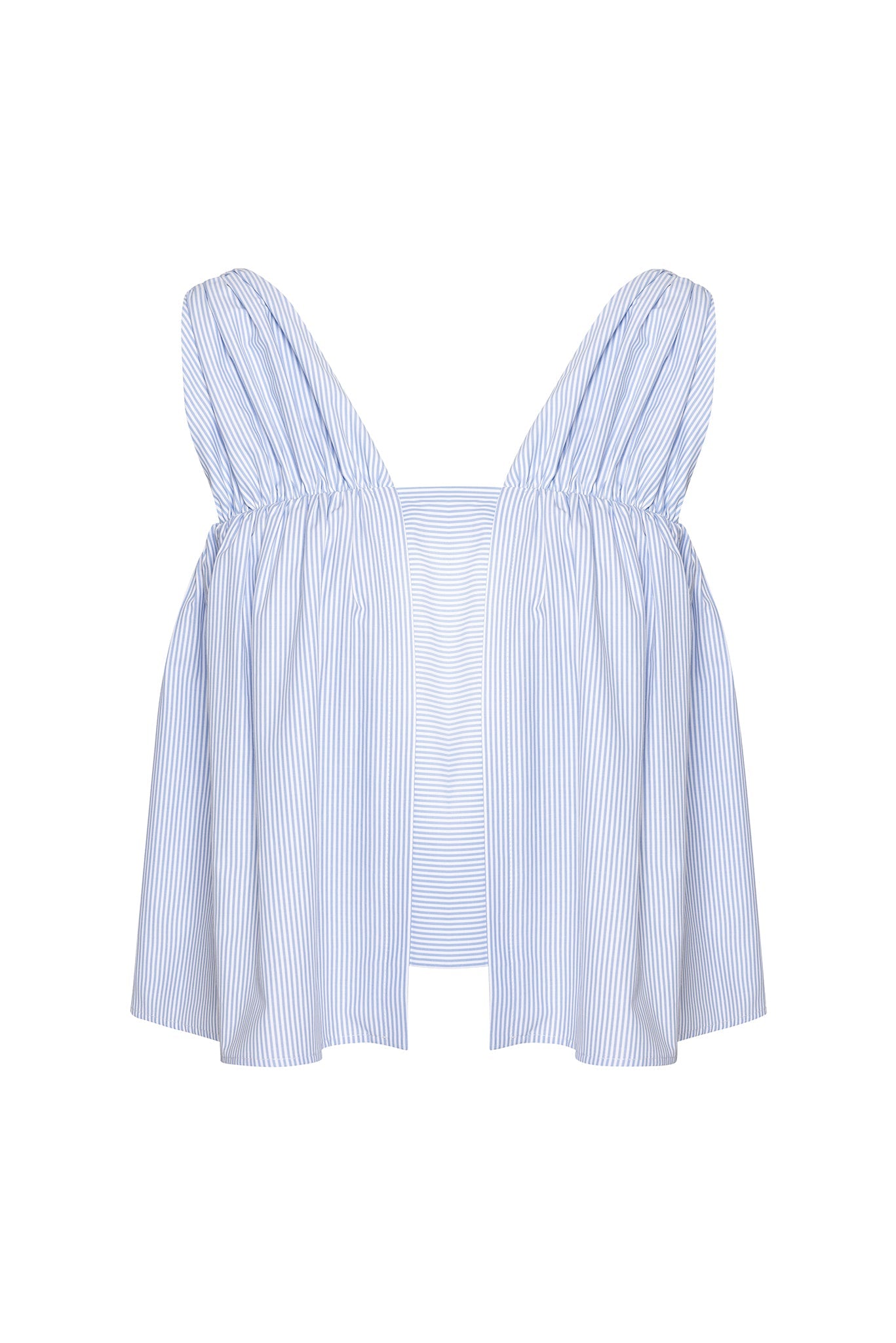 BALIKESIR BLUE STRIPED BLOUSE