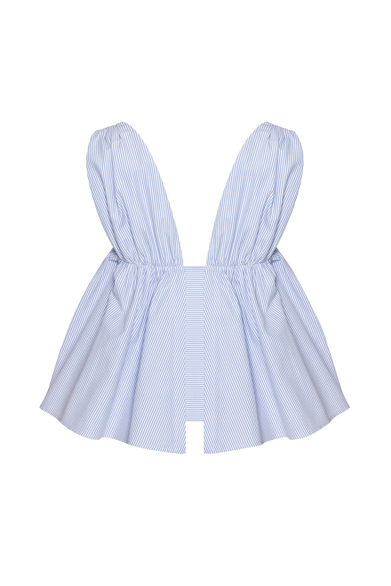 BALIKESIR BLUE STRIPED BLOUSE