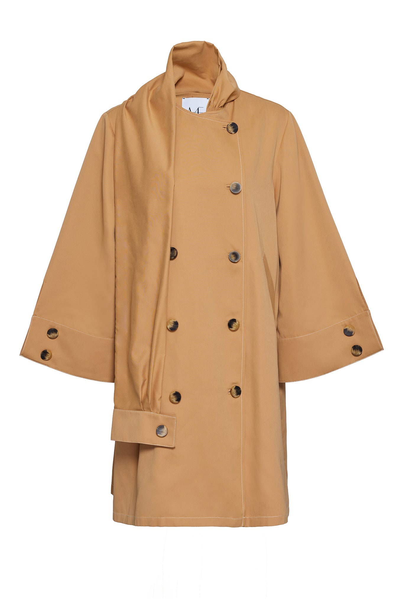 TRENCH COAT WITH COLLAR SASH