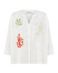 AMALFI SHIRT WITH EMBROIDERY
