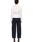 DILARA WHITE SHIRT WITH BATWING SLEEVES