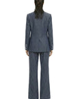 CLASSIC STRIPED FLARED PANTS