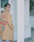 TRENCH COAT WITH FLOWER EMBROIDERY