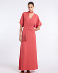 DRESS WITH SCARF DETAIL