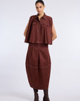 NİLÜFER BROWN CAPE