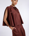NİLÜFER BROWN CAPE