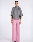 WIDE LEG PINK PANTS