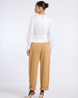TRENCH PANTS WITH BUTTONS