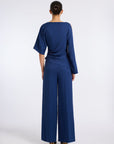 BEGONYA BLOUSE WITH SLEEVE SLIT DETAIL