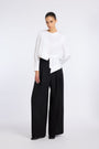 İNKA WHITE ASYMMETRIC BLOUSE