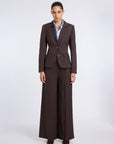 BROWN WIDE LEG PANTS
