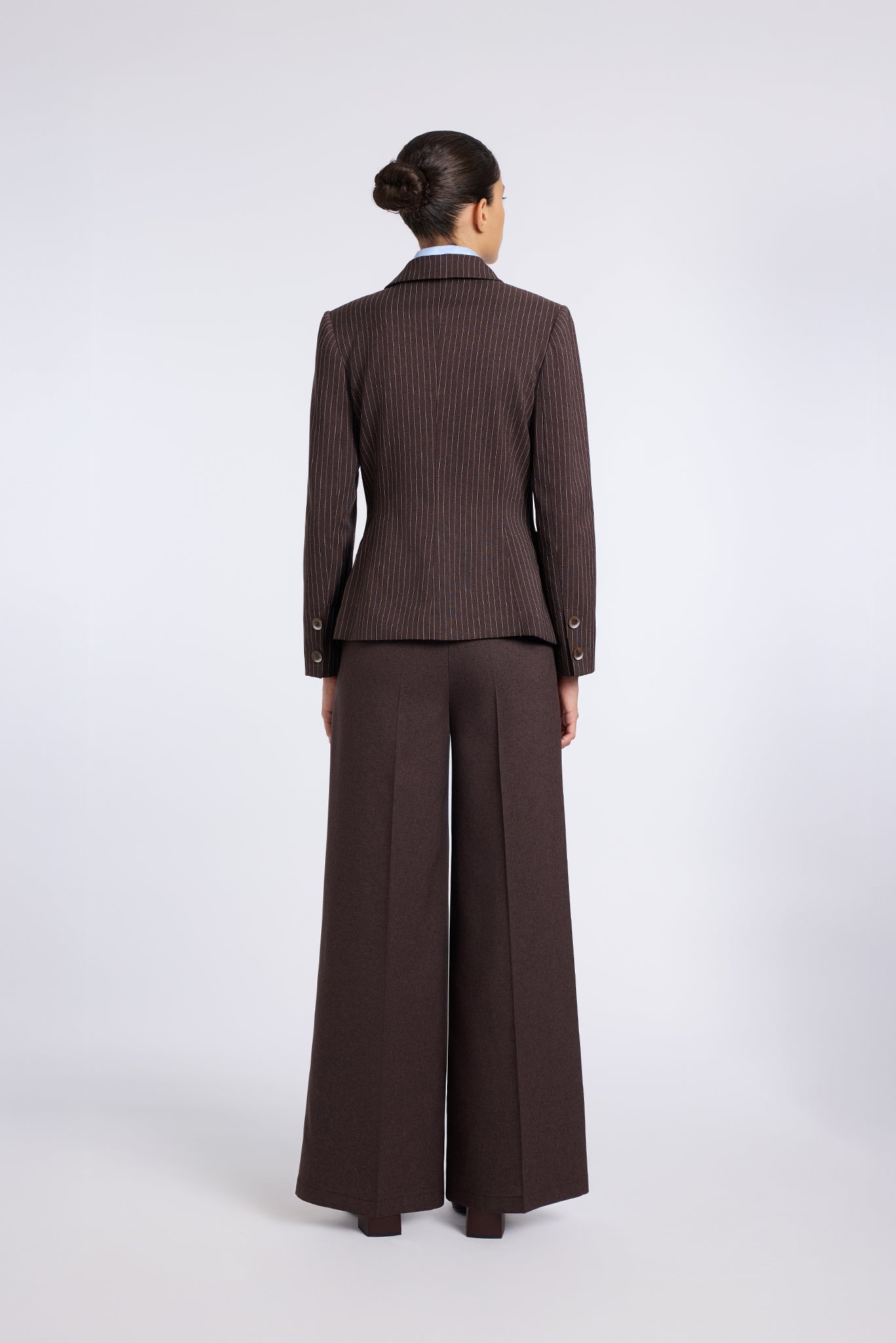 BROWN WIDE LEG PANTS