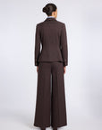 BROWN WIDE LEG PANTS
