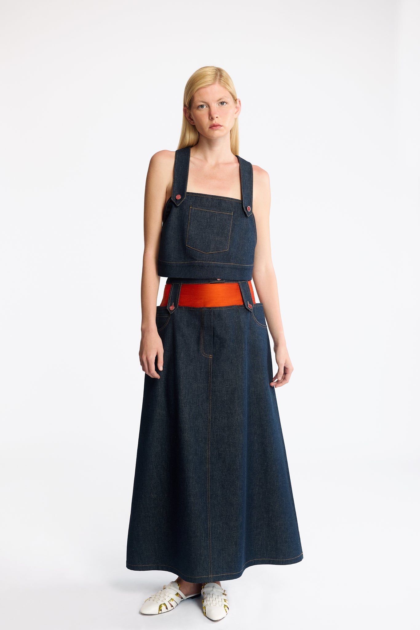 HANGING DENIM SKIRT