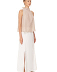 A-LINE SKIRT WITH SLITS