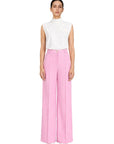 PINK WIDE LEG PANTS